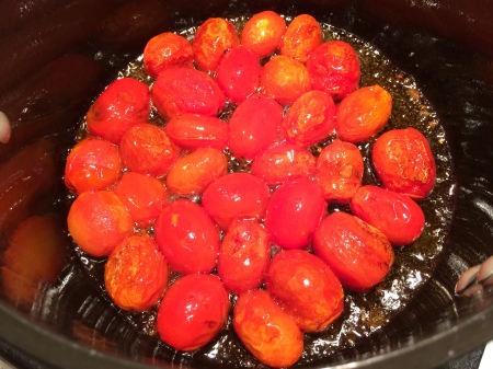 Charred Grape Tomatoes