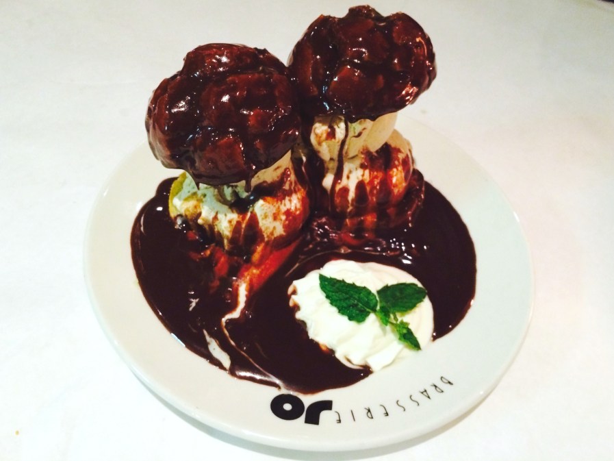 Profiteroles // Brasserie Jo, Boston MA HotDish