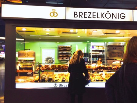 Pretzel Stand at the Zurich Airport